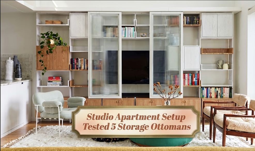Studio Apartment Setup Tested 5 Storage Ottomans