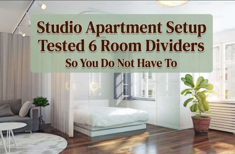 Studio Apartment Setup Tested 6 Room Dividers So You Do Not Have To