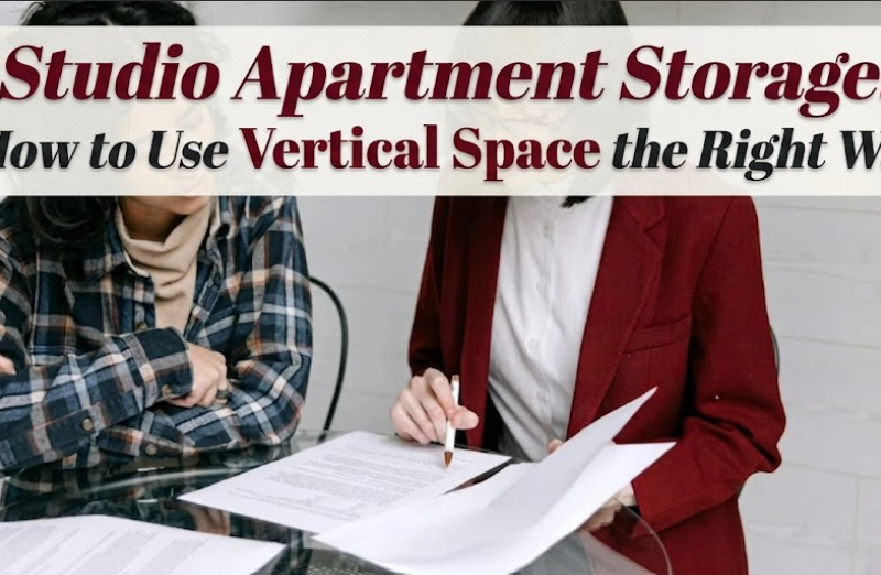 Studio Apartment Storage: How to Use Vertical Space the Right Way