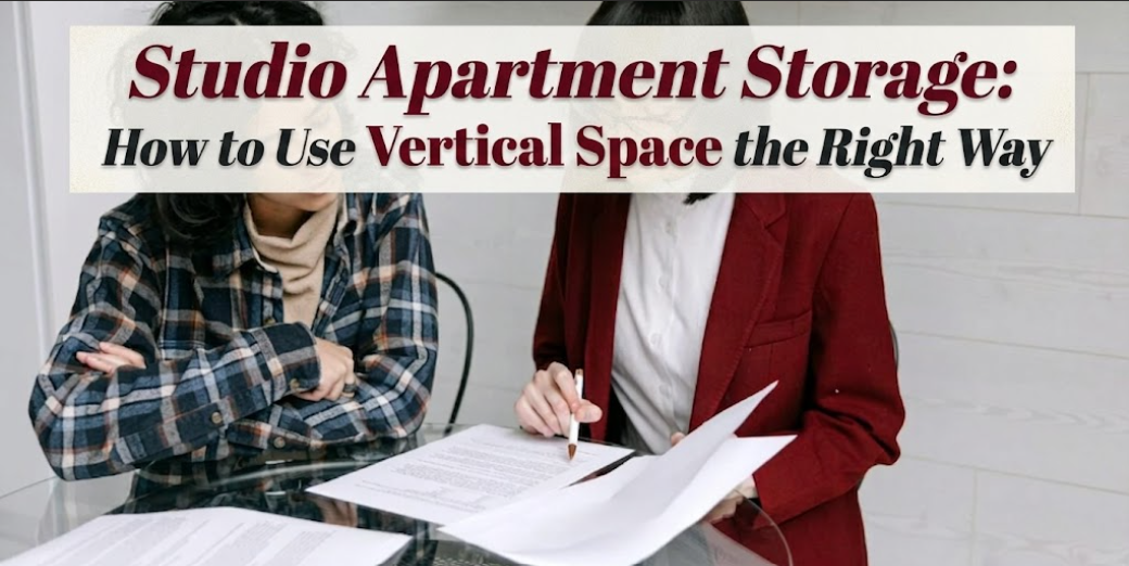 Studio Apartment Storage How to Use Vertical Space the Right Way