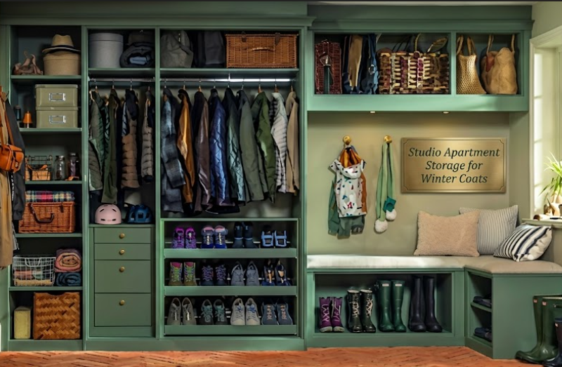 Studio Apartment Storage for Winter Coats