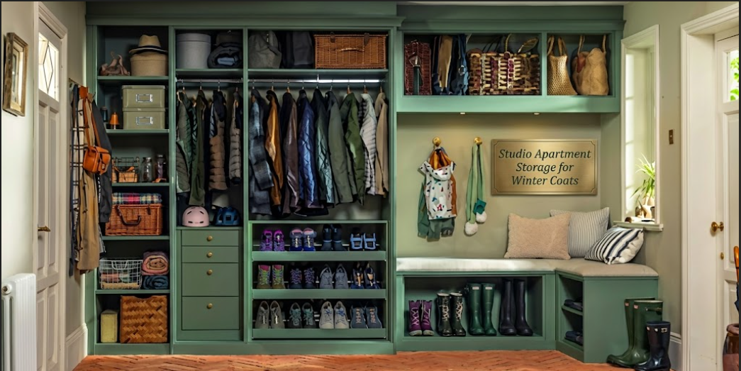 Studio Apartment Storage for Winter Coats