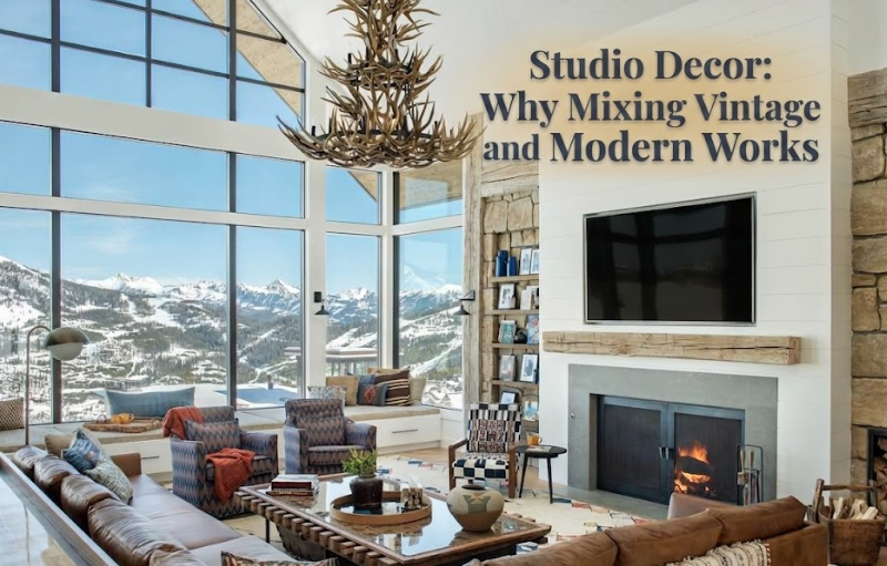 Studio Decor: Why Mixing Vintage and Modern Works