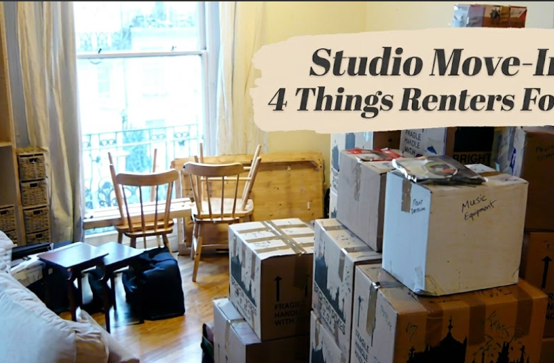 Studio Move-In: 4 Things Renters Forget