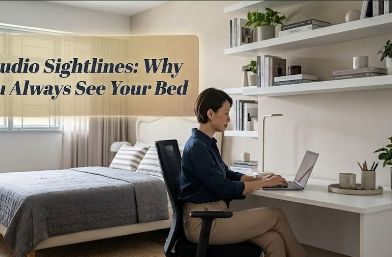 Studio Sightlines: Why You Always See Your Bed