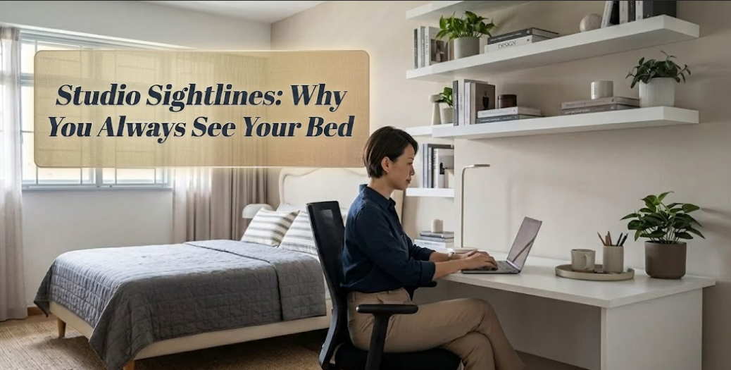 Studio Sightlines: Why You Always See Your Bed