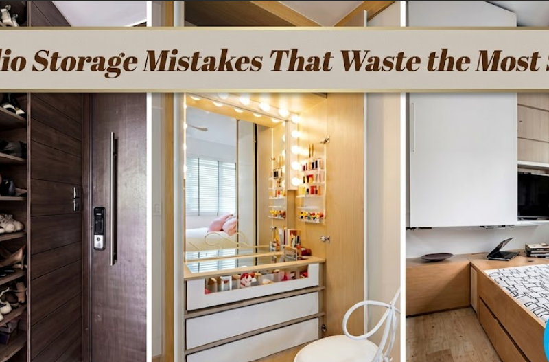 Studio Storage Mistakes That Waste the Most Space