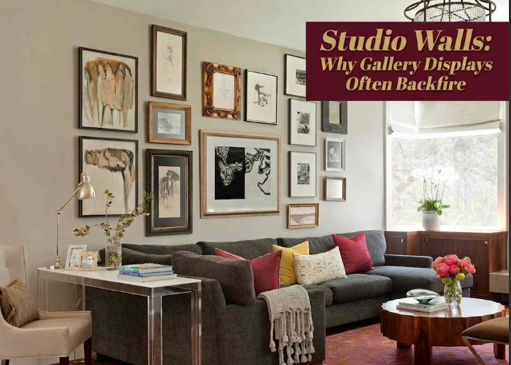 Studio Walls: Why Gallery Displays Often Backfire