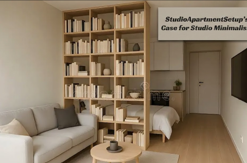 StudioApartmentSetup's Case for Studio Minimalism