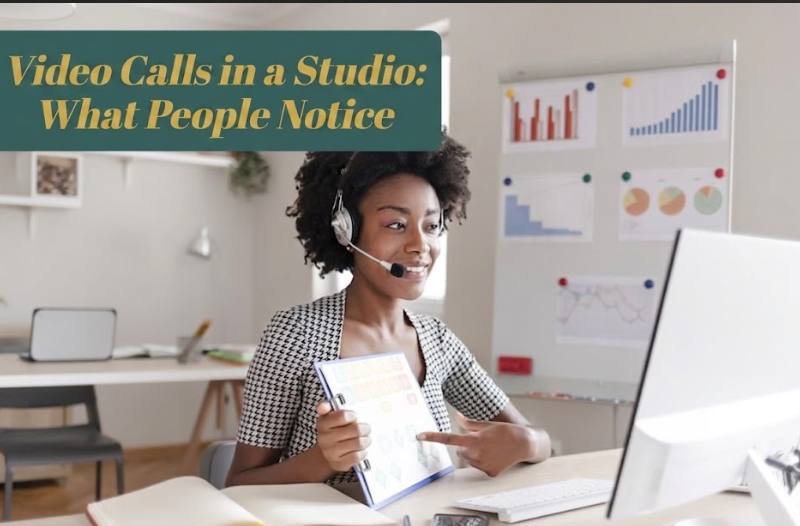 Video Calls in a Studio: What People Notice