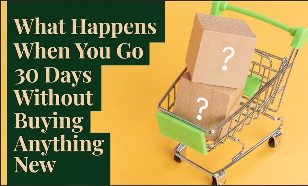 What Happens When You Go 30 Days Without Buying Anything New