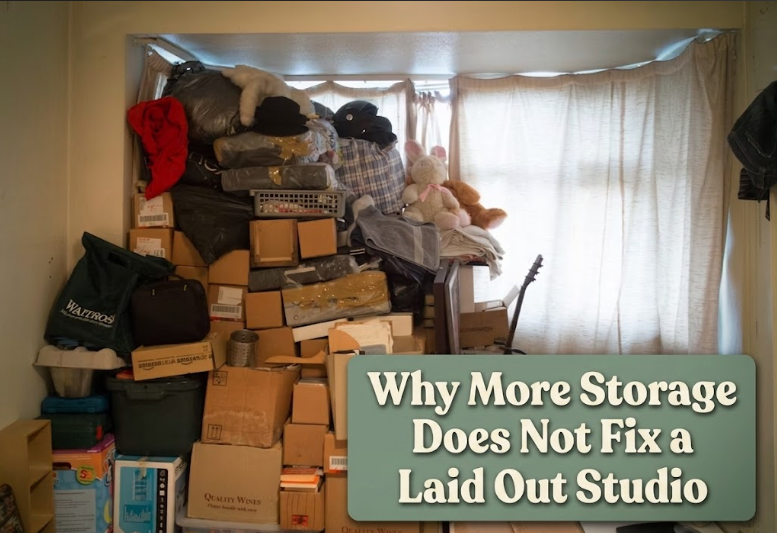 Why More Storage Does Not Fix a Badly Laid Out Studio