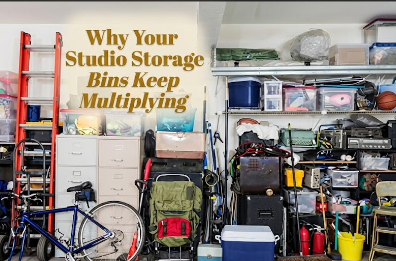 Why Your Studio Storage Bins Keep Multiplying