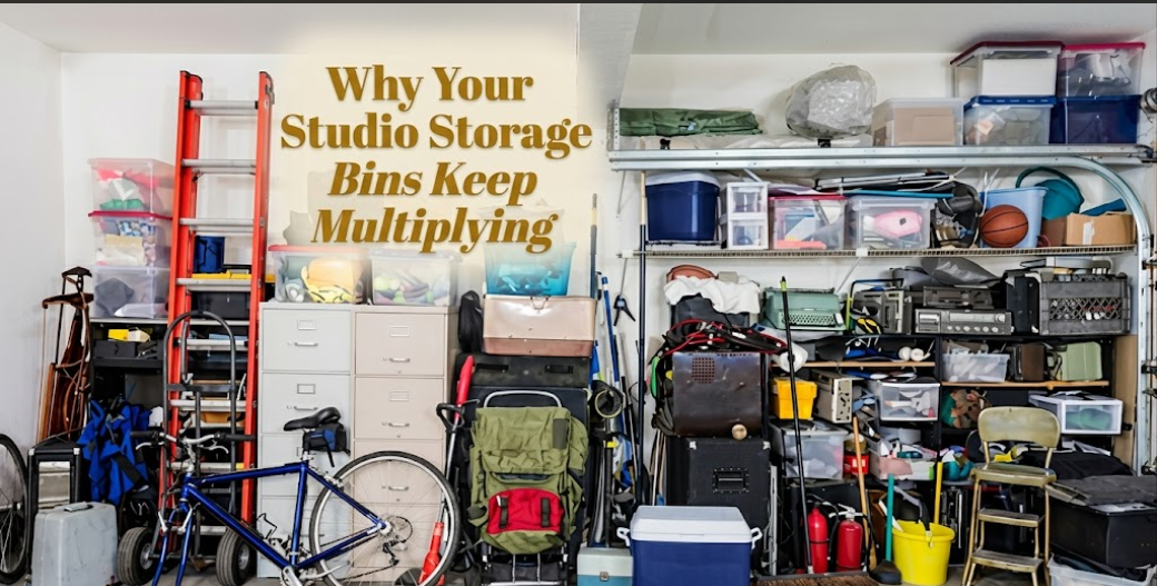 Why Your Studio Storage Bins Keep Multiplying