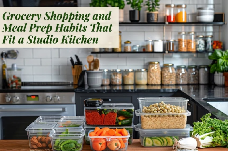 Grocery Shopping and Meal Prep Habits That Fit a Studio Kitchen