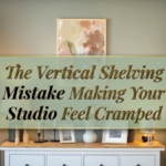 The Vertical Shelving Mistake Making Your Studio Feel Cramped
