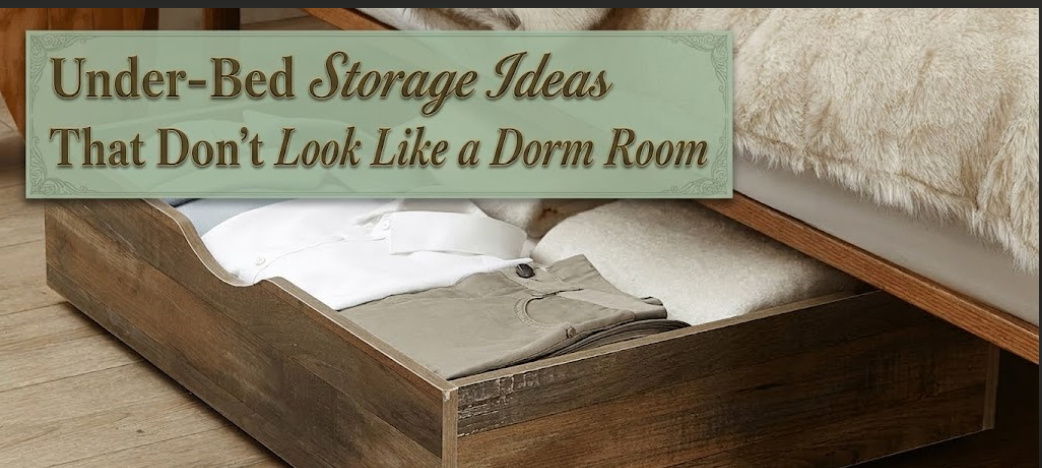 Under-Bed Storage Ideas That Don't Look Like a Dorm Room